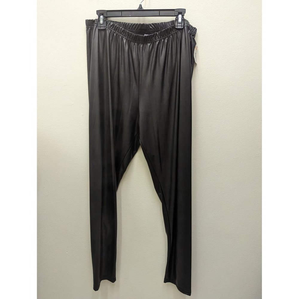 Ashley Stewart Women's Faux Leather Leggings Size 18/20